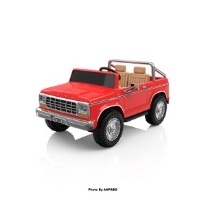 24V Classic Ford Bronco: Red Retro Legend, Ready for Dual Adventures-red - 1 of 4