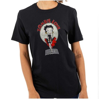 Betty Boop Zombie Movie Star Pose Womens Graphic T Shirt Tees Brisco Brands