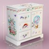 Pretty Me Unicorn Music Jewelry Box with Twirling Figurine, Heart-Shaped Mirror, and Storage Drawers - 3 of 4