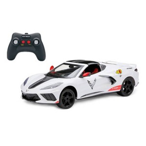 New Bright  RC 1:8 Scale  (22") FF USB Showcase Sportscar - Corvette Stingray - White - 1 of 4