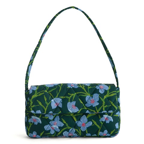 Vera Bradley Women's Outlet Ultralight Flap Shoulder Bag Charlotte Stems
