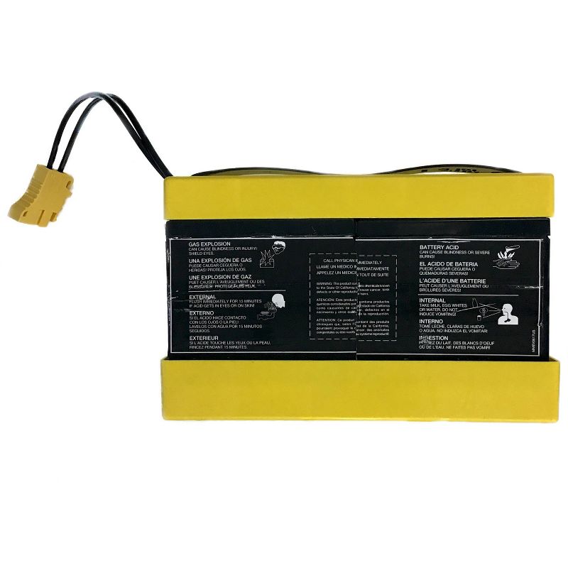 Peg Perego 24 Volt Battery - Black/ Yellow, 3 of 5