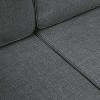 Gable 3-Seat Mid-Century Modern Roped Acacia Wood Outdoor Sofa with Cushions - JONATHAN Y - 3 of 4