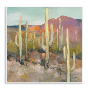 Stupell Industries Soft Cactus Desert Landscape, 12" x 12" - 1 of 4
