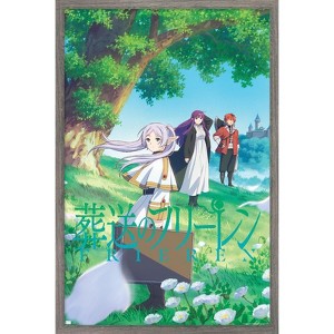 Trends International Frieren: Beyond Journey's End - Key Art Framed Wall Poster Prints - 1 of 4
