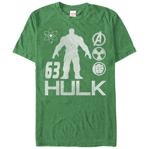 Men's Marvel Hulk 6Atom Symbol T-Shirt - 1 of 3
