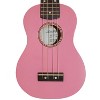 Sawtooth Basswood Soprano Ukulele, Pink, w/ Nylon Bag, Pitch Pipe & Quick Start Guide - 2 of 4