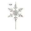 Melrose Jeweled Snowflake Ornament (Set of 6) - 2 of 4