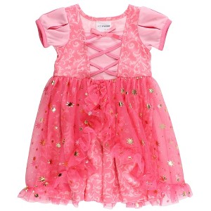 RuffleButts Girls Princess Dress-Up Corset Nightgown - 1 of 4