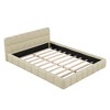 Queen Size Upholstered Platform Bed with Thick Fabric - 4 of 4