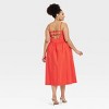 Women's Dropped Waist Midi A-Line Dress - A New Day™ - 2 of 3