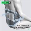 Cicido+ Car Seat Back Support Lumbar Pillow Support with Memory Foam Black - 3 of 3