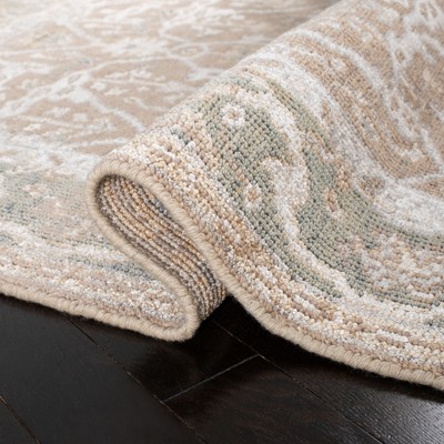Elysian Fields 59'' Gray Hand-Knotted Wool Blend Area Rug