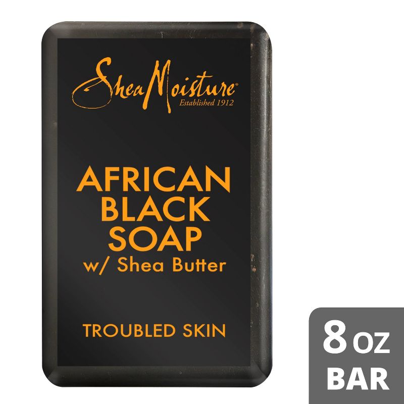 SheaMoisture African Black Bar Soap - 8oz, 1 of 9