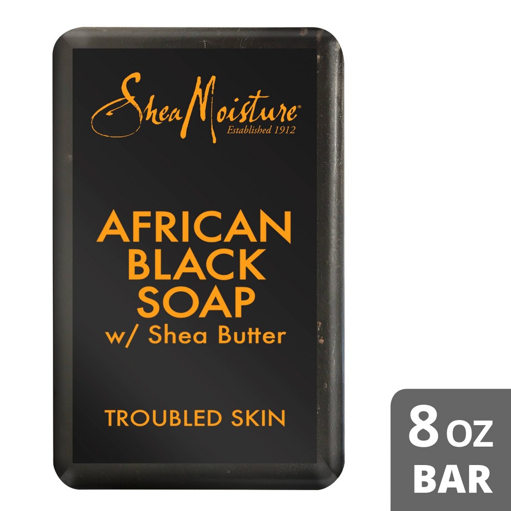Photos - Shower Gel Shea Moisture SheaMoisture African Black Bar Soap - 8oz 