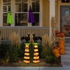 ProductWorks 36IN 2D PRE LIT LED UPSIDE DOWN WITCH LEGS, Orange - 2 of 4