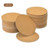 Unique Bargains DIY Crafts Round Non-slip Self-Adhesive Wood Material Sheets - 3 of 3
