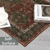 Vintage Distressed Rug Area Rug Washable Stain Resistant Indoor Floor Cover Backing Soft Bedroom Rug - 4 of 4