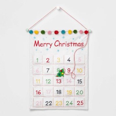Merry Christmas Wall Hanging Advent Calendar - Wondershop™