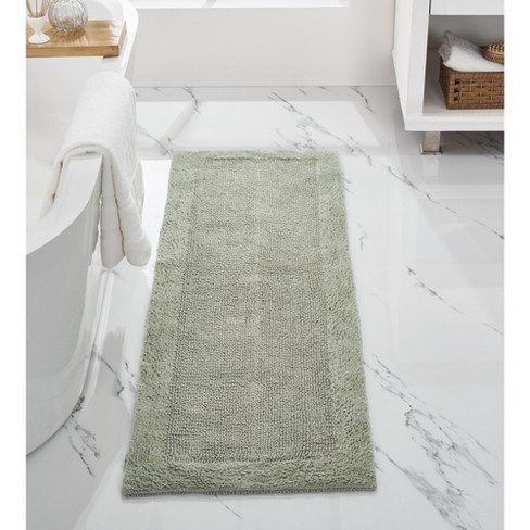 target green bathroom rugs