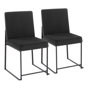 Set of 2 High Back Fuji Dining Chairs - 1 of 4