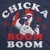 Womens Funny T Shirts Chicka Boom Boom Sarcastic Fourth Of July Graphic Novelty Tee for Ladies - Crazy Dog Women's T Shirt For Fourth Of July - 2 of 4