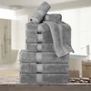 Luxury Cotton Heavyweight Ultra-Plush Towel Set by Blue Nile Mills - 2 of 4