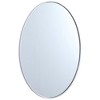 Elegant Lighting Metal frame oval mirror 40 inch in silver - 3 of 4
