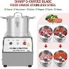 Commercial Food Processor, Chopper Meat Grinder, Multi-Functional Food Processor with Stainless Steel Body & Blade, Gloves, Brush, 110V - 2 of 4