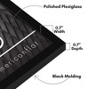Americanflat 36x36 Picture Frame with Polished Plexiglass - Streamline Collection - Thin Square Picture Frame for Wall Display - Black - 3 of 4