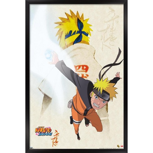 Trends International My Hero Academia: Season 4 - Key Art Framed Wall  Poster Prints Black Framed Version 14.725 x 22.375