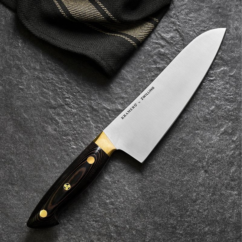 KRAMER by ZWILLING EUROLINE Carbon Collection 2.0 7-inch Santoku Knife, 3 of 5
