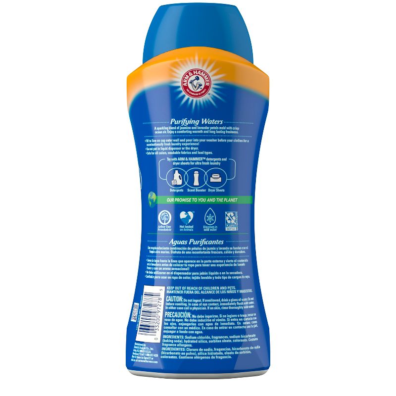 Arm &#38; Hammer in-Wash Scent Booster - Purifying Waters - 37.8oz, 3 of 16