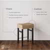Nathan James Set of 2 Harvey Seagrass Counter Height Barstools - 3 of 4