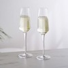 Viski Seneca Glasses - Faceted Stemmed Glasses - 4 of 4