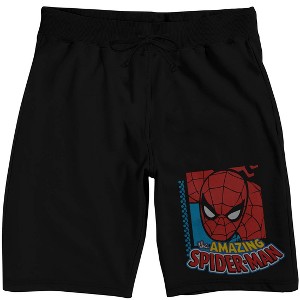 Marvel Comics Amazing Spider-Man Men's Black Graphic Shorts - 1 of 4