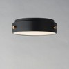Maxim Lighting Rivet 1 - Light Flush Mount in  Black/Antique Brass - 3 of 4