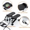 Mini Steppers for Exercise, Stair Stepper with Resistance Bands, Mini Stepper with 300LBS Loading Capacity, Hydraulic Fitness Stepper - 3 of 4