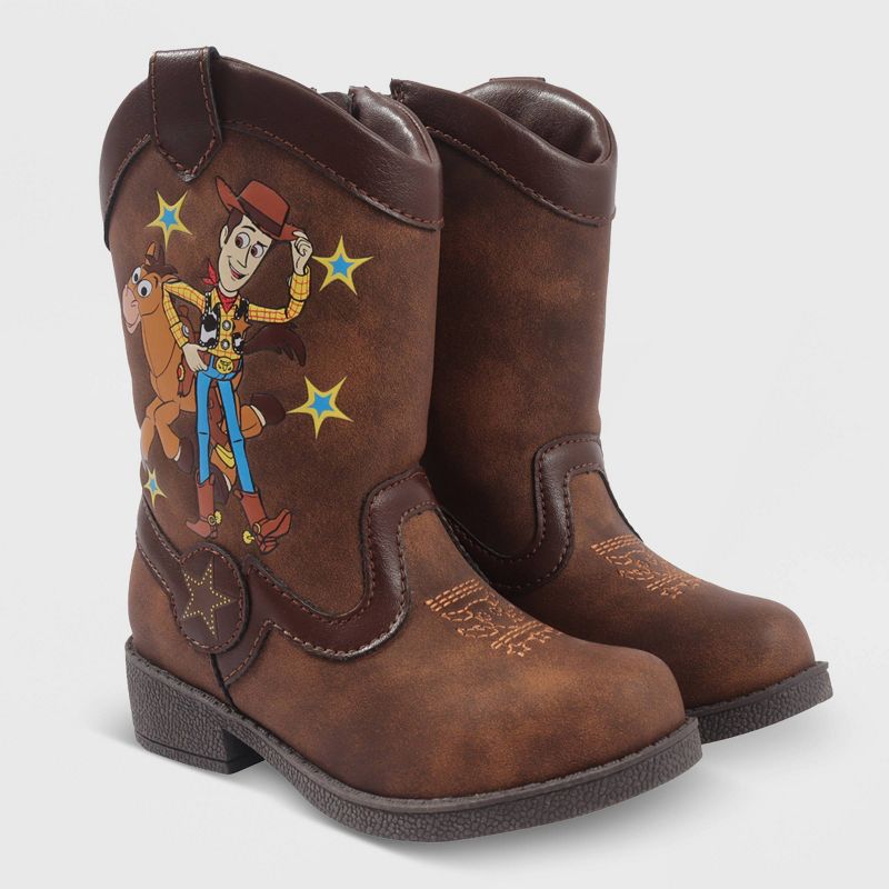 Toddler Toy Story Pull-On Boots - Brown, 5 of 14