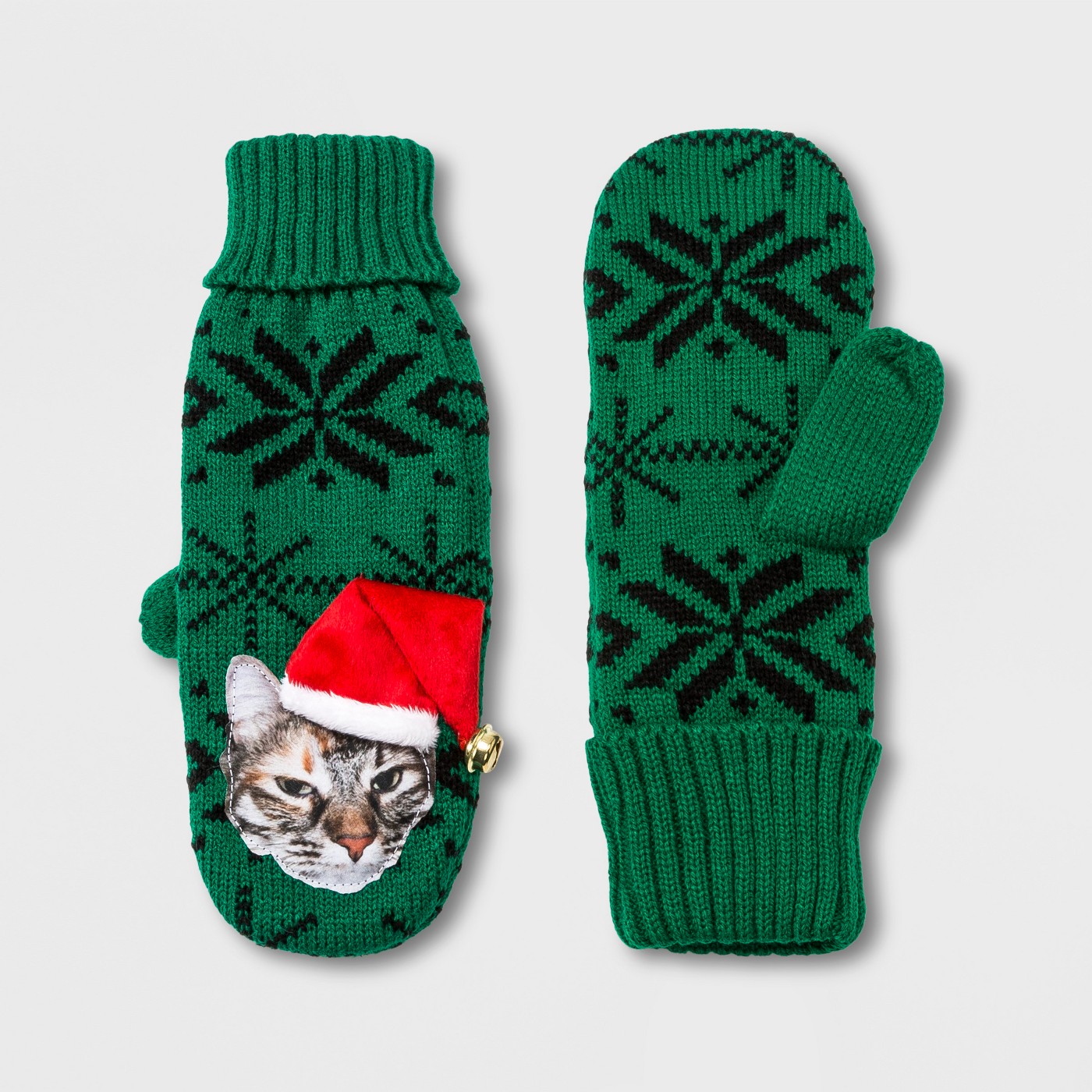 Holiday Cat Mittens