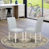 East West Furniture,Set of 2 - Modern Chairs- Wooden Chair Includes Wooden Structure - 2 of 4