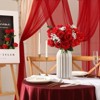 BRINJOY Classic Red Artificial Roses - 12 Long-Stem Silk Roses for Weddings, Home & Office Decor (50cm) - 2 of 4