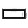 Amanti Art Parlor Black Framed Magnetic Dry Erase Board - 4 of 4
