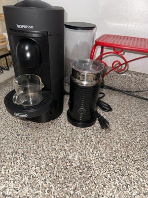 Vertuo Plus Deluxe Coffee & Espresso Machine with Aeroccino by De'Longhi, Titan, Nespresso