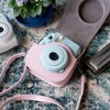 Insten Case For Fujifilm Instax Mini 11 Camera, Protective Soft PU Leather Case with Adjustable Shoulder Strap, Pink - 4 of 4