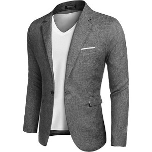 COOFANDY Men's Blazer Casual Sport Coats Slim Fit One Button Suit Jacket Lightweight Sports Jacket - 1 of 1