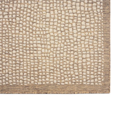 Marlin Brown Rectangular Synthetic Indoor/Outdoor Area Rug 8' x 10'