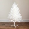 Nearly Natural 4' Artificial White Pampas Grass Christmas Tree - 4 of 4