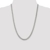 Black Bow Jewelry 5.5mm, Sterling Silver Solid Pave Curb Chain Necklace - 2 of 4