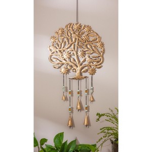 Evergreen Beautiful Hanging Tree of Life Garden Bells - 14 x 29 x 1 Inches - 1 of 3